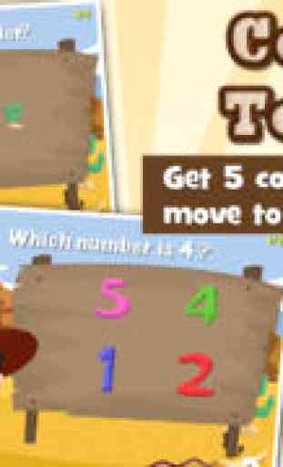 Cowboy Toddler: Free Educational Games for Boys and Girls 3
