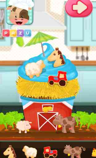 Cupcake Chefs - Making & Cooking Cupcakes Games for Kids, by Pazu 4
