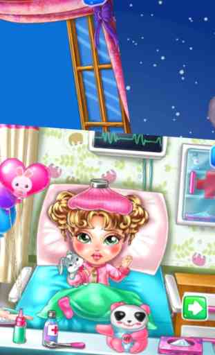 Cute girl is sick:Girls Makeup,Dressup,Makeover 2