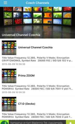 Czech TV Channels Sat Info 2