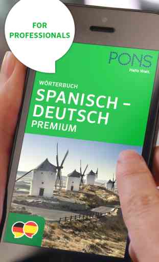 Dictionary Spanish - German PREMIUM by PONS 1