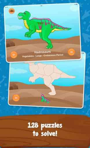 Dinosaur Builder Puzzles for Kids Free 4