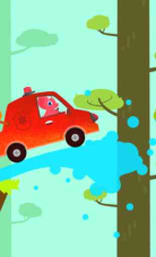 Dinosaur Car - Truck Simulator Games for Kids 4