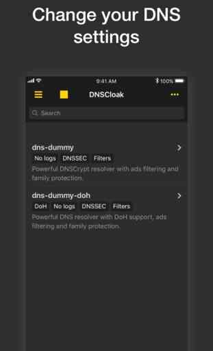 DNSCloak • Secure DNS client 1