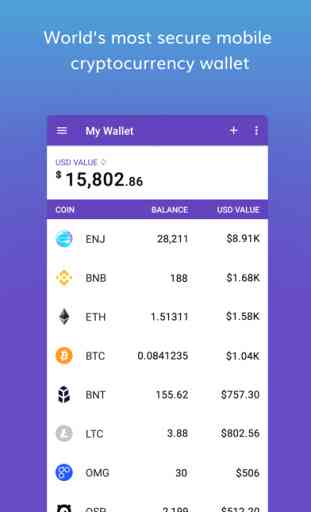 Enjin Crypto Blockchain Wallet 1