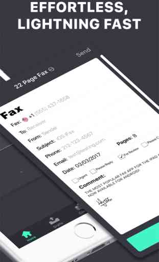 Fax App: Send fax from iPhone 2