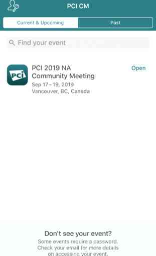 PCI Community Meeting 2