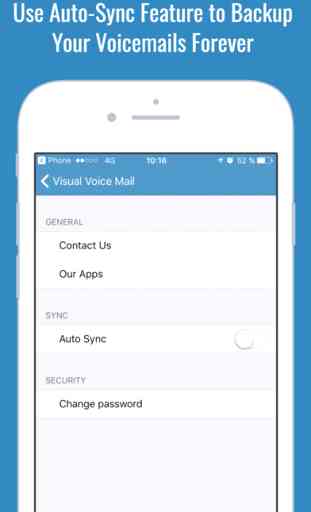 Visual VoiceMail Backup for Message, Mail & Voice 4