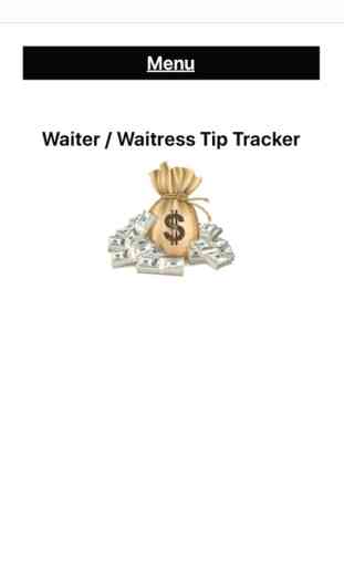 Waiter's Tip Tracker 1