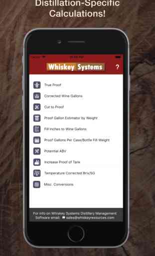Whiskey Systems Calculator 1