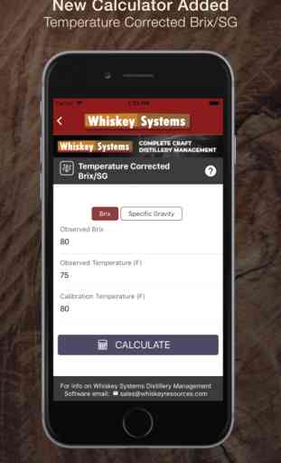 Whiskey Systems Calculator 2
