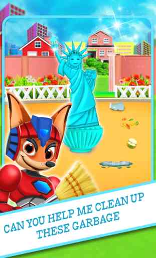 Animal Superhero City Cleaner 2