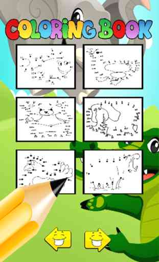 Animals Dot To Dot:finger paint for kids fun games 4