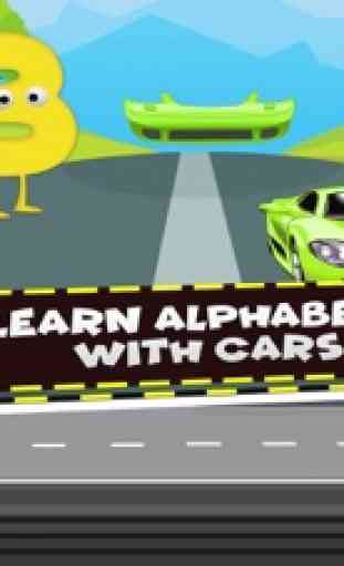 Learn ABC Car Coloring Games 1