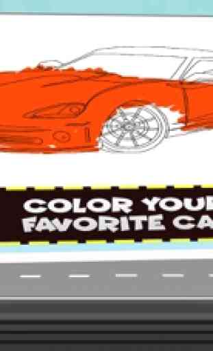 Learn ABC Car Coloring Games 2