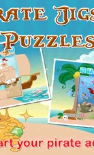 Cute Pirates Jigsaw Puzzles Educational Kids Games 3