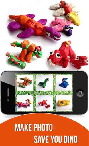 Dinosaurs. Let's create from modelling clay. Wikipedia for kids. Dino pets creative craft. 4