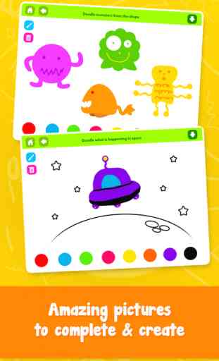 Doodle Fun! - Draw & Play Paint Scribble Sketch & Color Creative Adventure Game for Kids Boys and Girls Explorers: Preschool Kindergarten Grade 1 2 3 and 4 1