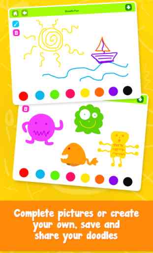 Doodle Fun! Free - Draw & Play Paint Scribble Sketch & Color Creative Adventure Game for Kids Boys and Girls Explorers: Preschool Kindergarten Grade 1 2 3 and 4 4
