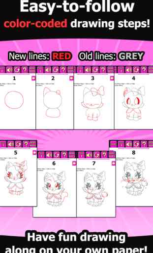 Draw and Color Cats Dogs - How to Draw cute dogs cats - Cartoon Kitty Puppy Fun Pets - Fun2draw™ Dogs and Cats Lv3 2