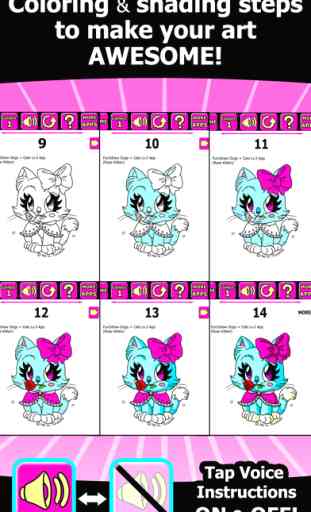 Draw and Color Cats Dogs - How to Draw cute dogs cats - Cartoon Kitty Puppy Fun Pets - Fun2draw™ Dogs and Cats Lv3 3