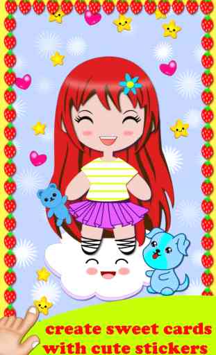 Dress Up Games for Free - Kids Games for Girls - Fashion Makeover Beauty Salon in Kawaii Style 3