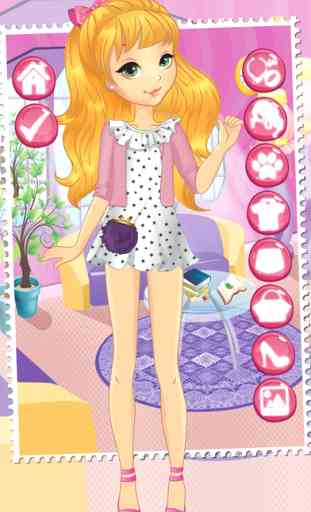 Dress Up Games for Girls & Kids Free - Fun Beauty Salon with fashion makeover make up wedding And princess . 3