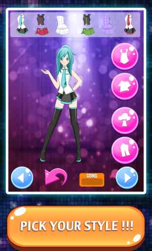 Dress Up Games Vocaloid Fashion Girls - Make Up Makeover Beauty Salon Game for Girls & Kids Free 4