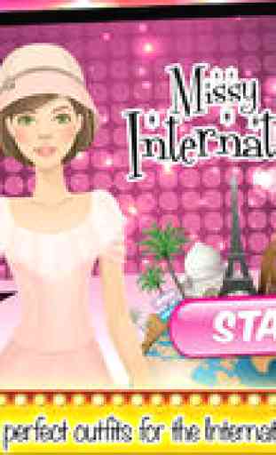 Dressing Up Missy International: beauty fashion show and princess party dress up doll games for girls 1