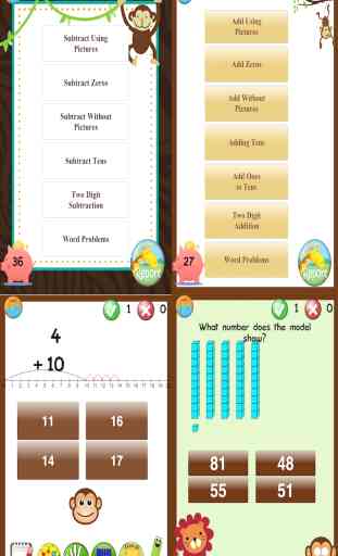 Elementary School Math for First Grade Kids - Common Core Standards Curriculum Practice Lessons Worksheets – Addition, Subtraction, Telling Time, Data Handling and Measurement 2