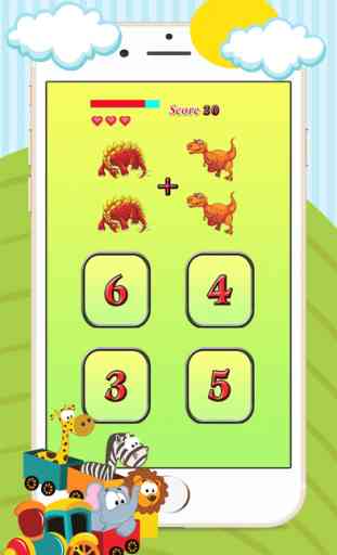 Dinosaur Kindergarten Learning Game for Free App 1