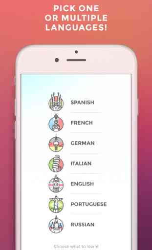 Drops: Learn Spanish, English & French words fast! 1