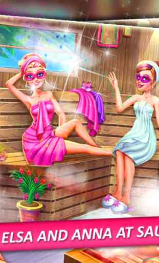 Elsa And Anna At Sauna Flirting 4