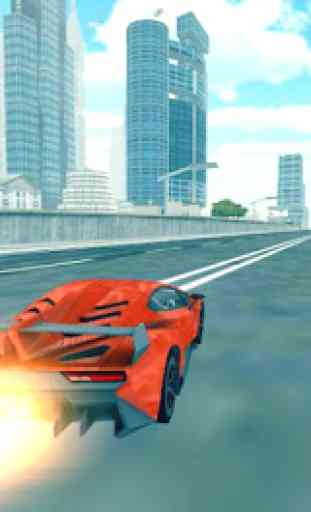 Flying Car Racing 3D 2