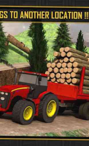 Log Transporter Tractor Crane 2