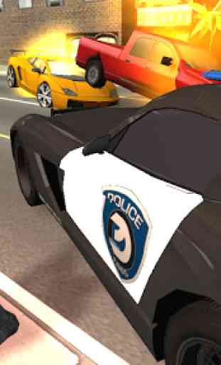 Police Car Chase 3D 2