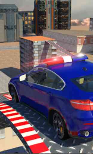 Police Car Roof Stunts 4