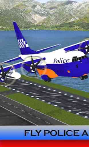 Police Plane Transporter: Moto 4