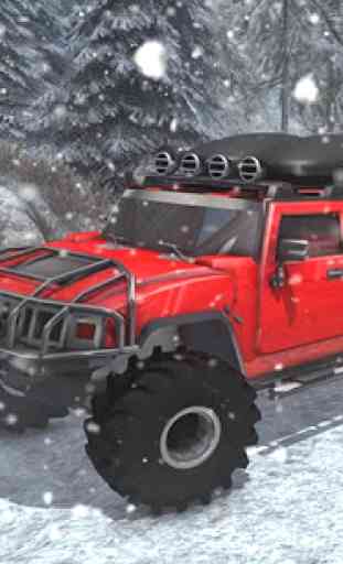Snow Driving Offroad 6x6 Truck 1