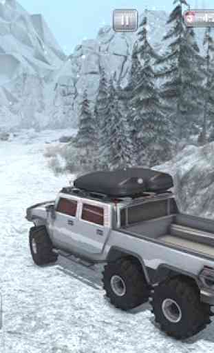 Snow Driving Offroad 6x6 Truck 3
