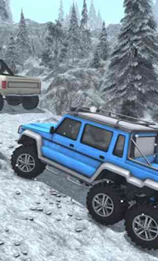 Snow Driving Offroad 6x6 Truck 4