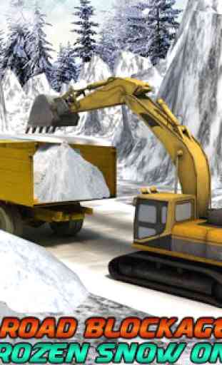 Winter Snow Rescue Excavator 2