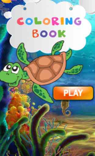 E-Book Ocean Coloring-Paint Aquatic Animals Pages 1