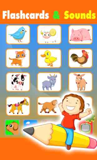 Educational animal for toddler learn abc games 1
