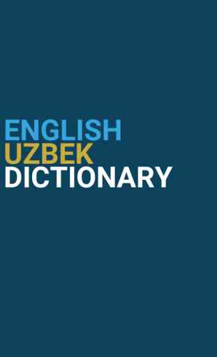 English : Uzbek Dictionary 1