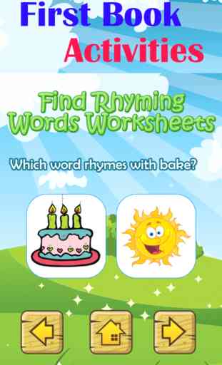 Find Rhyming Words Worksheets 1