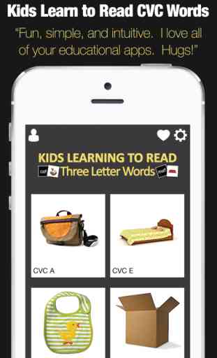 Kids Learning to Read - Three Letter CVC Words 1