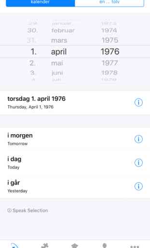 Learn Norwegian - Calendar 1