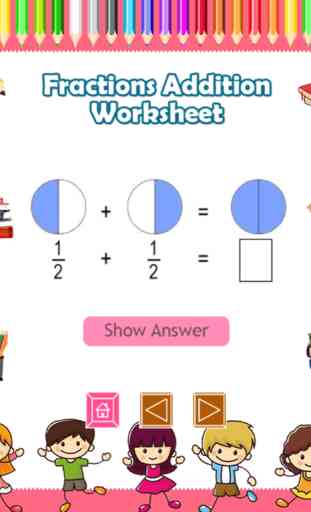 Math in Fractions Games Online 3