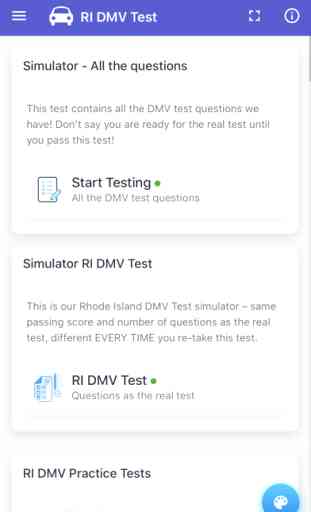 Rhode Island DMV Permit Test 3